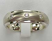 9ct white gold diamond wedding ring
