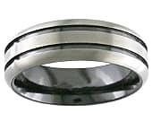 Domed plain wedding ring