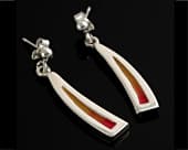 Exciting colourful stud earrings