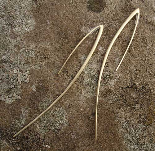 gold designer earrings