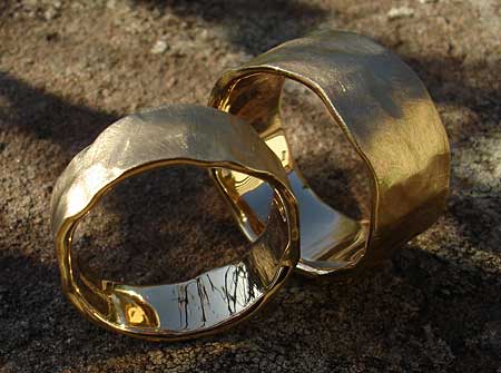 gold designer rings