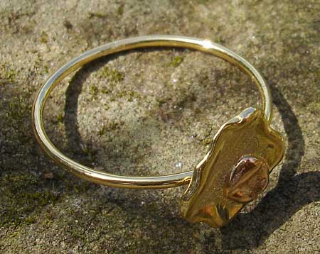 gold gothic ring