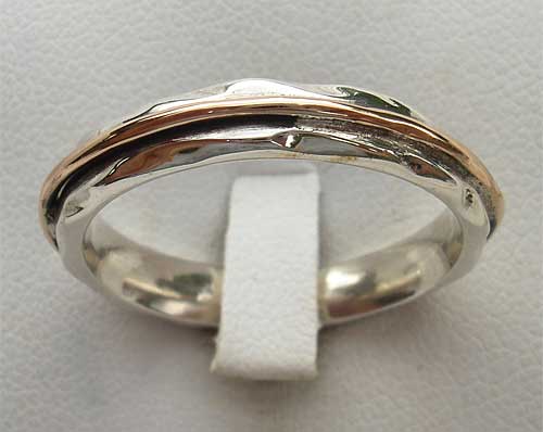 Gold & Silver Designer Ring | LOVE2HAVE in the UK!