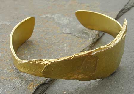 gold slate bracelet
