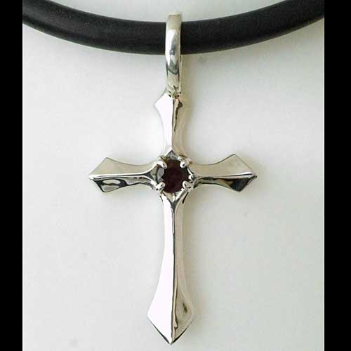 Sterling Silver Highland Celtic Cross Pendant | Walker Metalsmiths