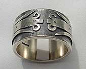 Gothic silver ring