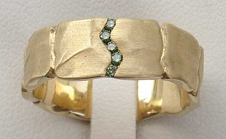 green diamond ring