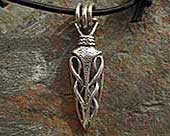 Celtic dagger necklace