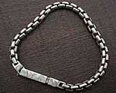 Handmade silver chain bracelet