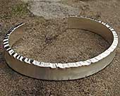 Handmade silver cuff bracelet