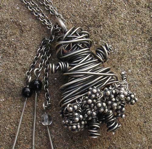 handmade silver necklace