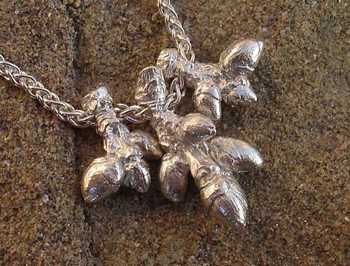 handmade silver necklace