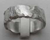 Handmade sterling silver designer ring