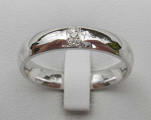 White gold brilliant cut diamond ring 0,23 ct - fineness 18 K - Ref No  205.121 / Apart