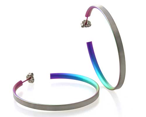 Mini rainbow earrings – Grace & Coco Rocks
