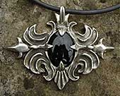 Gothic pewter necklace