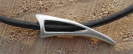 leather claw necklace