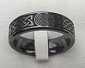 Mens Celtic wedding ring