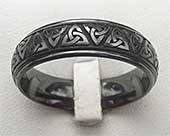 Mens Celtic knot ring