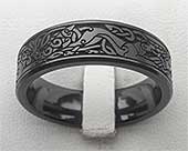 Mens Celtic animals ring