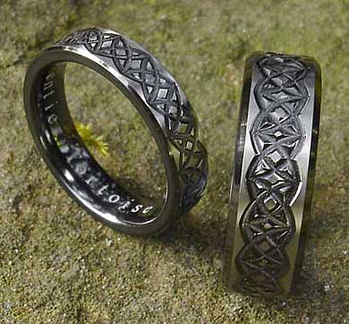 Mens Celtic designer rings