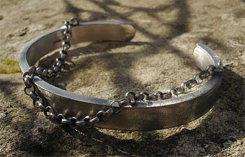 men's chain cuff bracelet