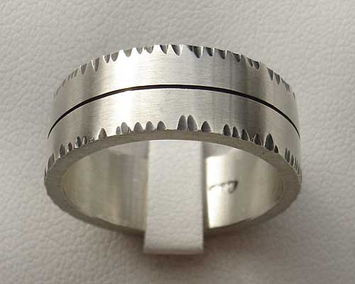 mens chunky designer ring