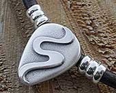 Mens contemporary Celtic necklace