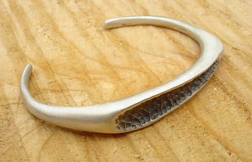 men's designer silver cuff bracelet