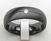 Mens diamond wedding ring