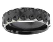 Mens engineered designer ring