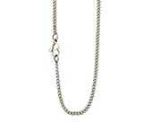 Mens curb titanium necklace