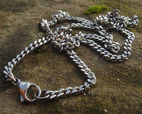 Mens Titanium Box Chain Bracelet | LOVE2HAVE in the UK!