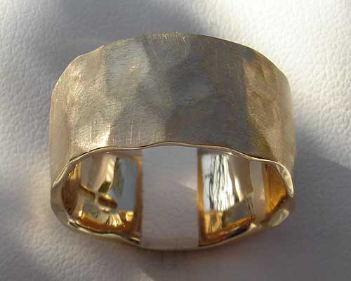 men's gold designer ring
