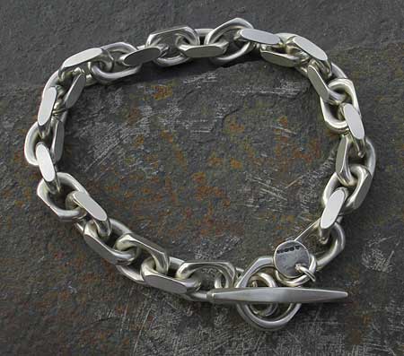 mens handcrafted chain bracelet