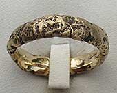Mens 9ct gold wedding ring