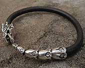 Mens ouroboros bracelet