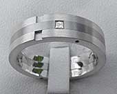 Mens princess cut diamond wedding ring