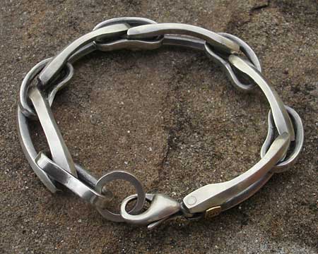 mens silver bracelet