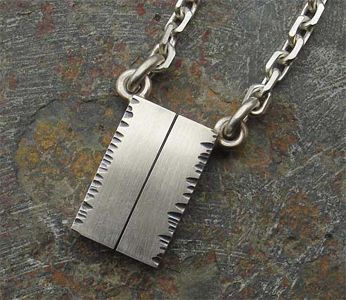 mens silver pendant