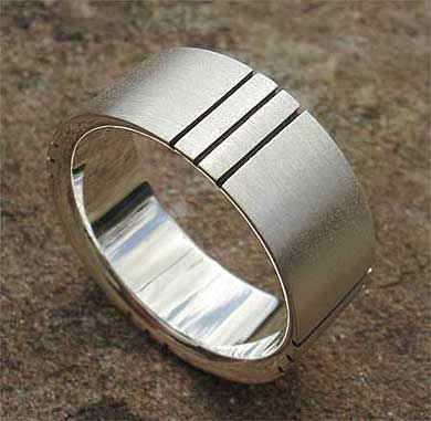 mens silver ring