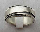 Mens sterling silver ring