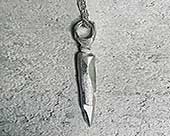 Mens handmade silver necklace