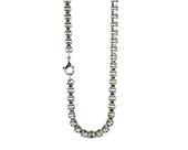 Mens titanium chain necklace