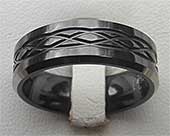 Mens designer Celtic ring