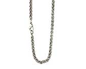 Mens unusual titanium chain necklace