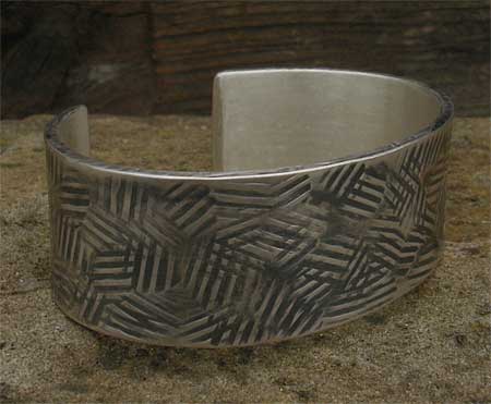 heavy silver cuff bracelet