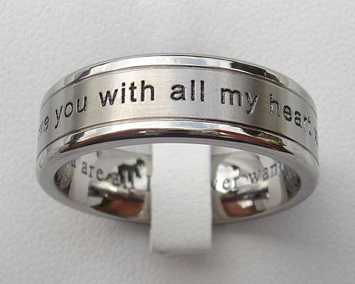 Personalised shop wedding bands