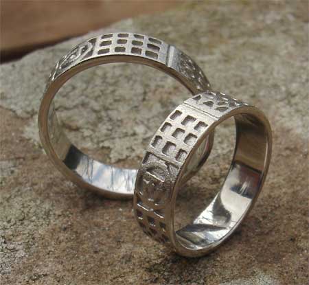 palladium celtic rings