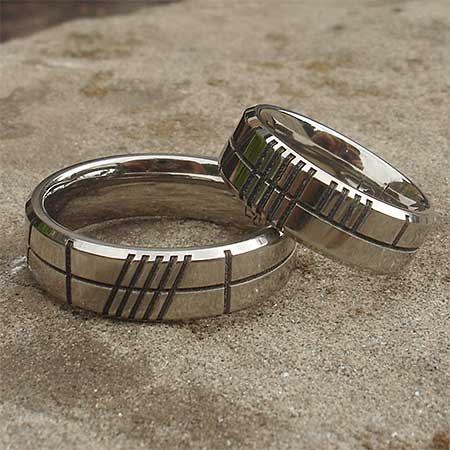 Personalised Ogham rings